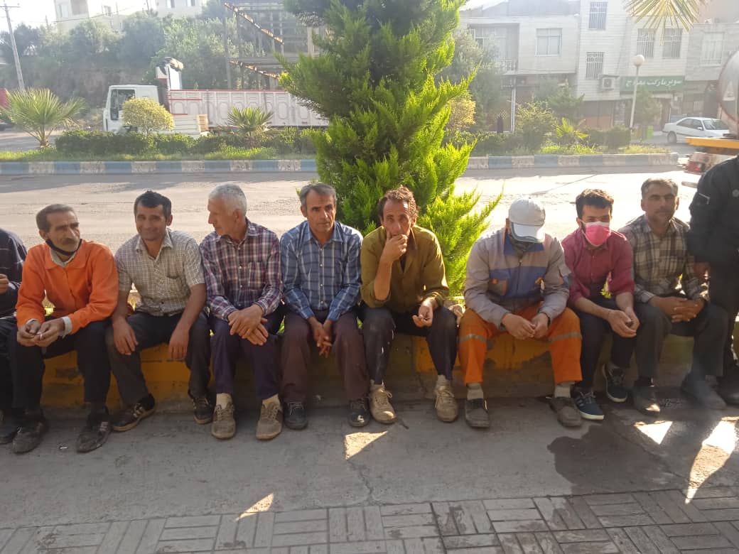 تجمع کارگران شهرداری رودبار زیتون