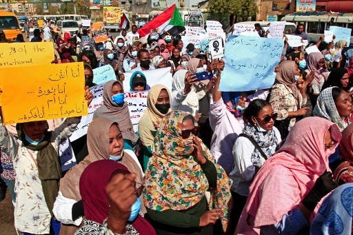 اعتراض زنان سودانی به خشونت و تعرض جنسی