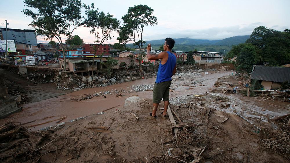 افزایش شمار قربانیان رانش زمین در کلمبیا
