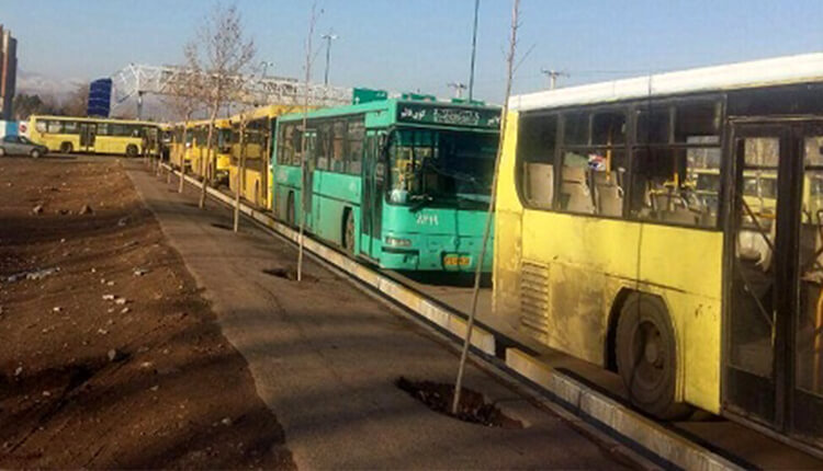 چهارمین روز از اعتصاب رانندگان اتوبوس قزوین