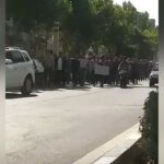 تجمع اعتراضی کارگران شرکت تولی پرس قزوین