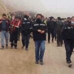 یورش ماموران گارد ویژه به کارگران اعتصابی معدن سونگون