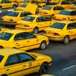 اعتصاب و تجمع رانندگان تاکسی در آستارا