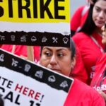 اعتصاب کارگران هتل‌های آمریکا 1