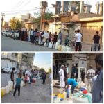 اعتراض شهروندان اهالی محله اکباتان در اهواز