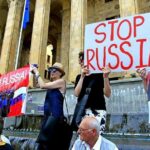 اعتراضات ضد جنگ در گرجستان