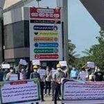 اعتراض کارگران اپراتورهای پست‌های فشار قوی برق