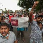 اعتراض کارگران سریلانکایی1