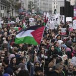 تظاهرات معترضان حامی فلسطینیان2
