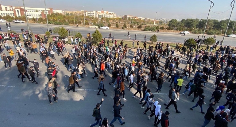 اعتراض دانشجویان در شهرهای مختلف اقلیم کردستان