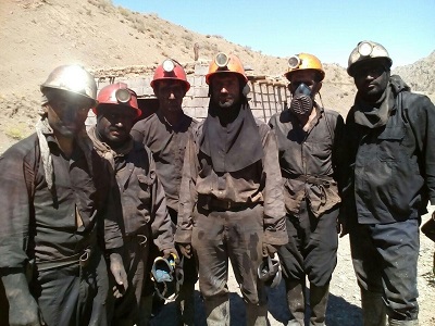 اعتراض کارگران  معدن زغال سنگ آق دربند