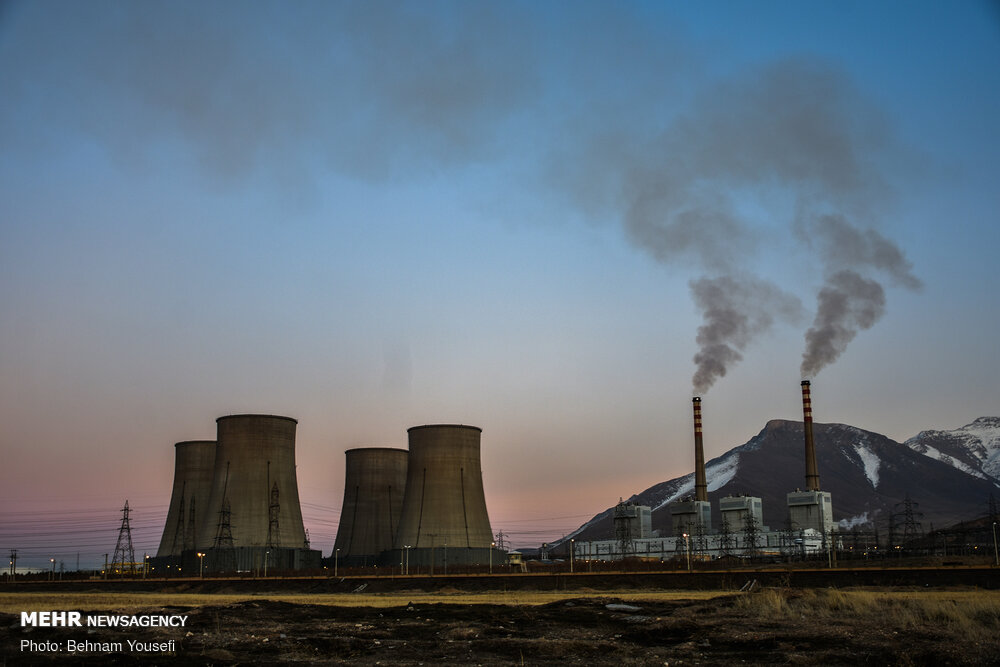 آلودگی شدید هوای اراک در اثر مازوت‌سوزی نیروگاه شازند