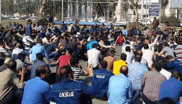 اعتراض کارگران شاغل در بندر صادراتی مجیدیه
