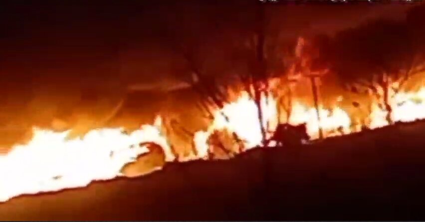 آتش‌سوزی گسترده در مهمانسرای پتروشیمی ماهشهر