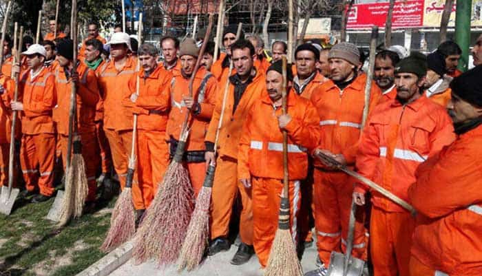 تجمع کارگران  شهرداری رودبار