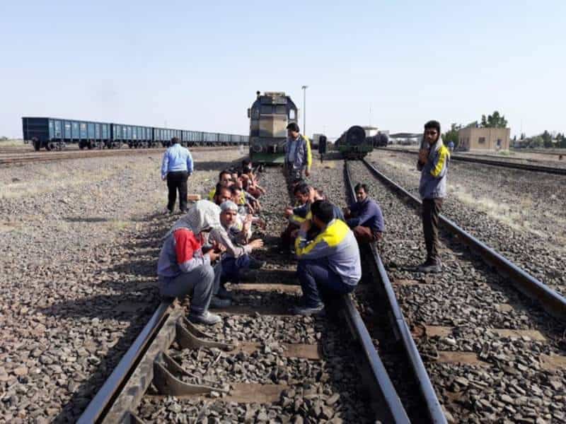از سرگیری اعتراض کارگران راه آهن تهران