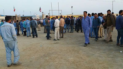 اعتصاب کارگران پروژه‌ای شاغل در پتروشیمی بوشهر