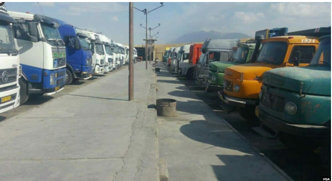 اعتصاب رانندگان کامیون در شهرهای مختلف