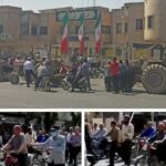 راهپیمایی اعتراضی کشاورزان زرین شهر اصفهان
