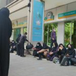 تجمع اعتراضی معلمان طرح مهرآفرین در تهران