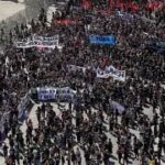 راهپیمایی کارگران بولیوی در حمایت از حزب چپگرای حاکم