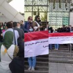 تجمع اعتراضی دستیاران پزشکی مقابل وزارت بهداشت