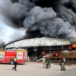 آتش‌سوزی در کارخانه الکترواستیل مشهد