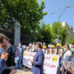 اعتراض کارگران شرکت توزیع برق شیراز