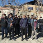 اعتراض کارکنان استانداری کهگیلویه و بویر احمد در یاسوج