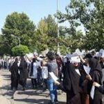 اعتراض پرستاران قراردادی و شرکتی در مشهد